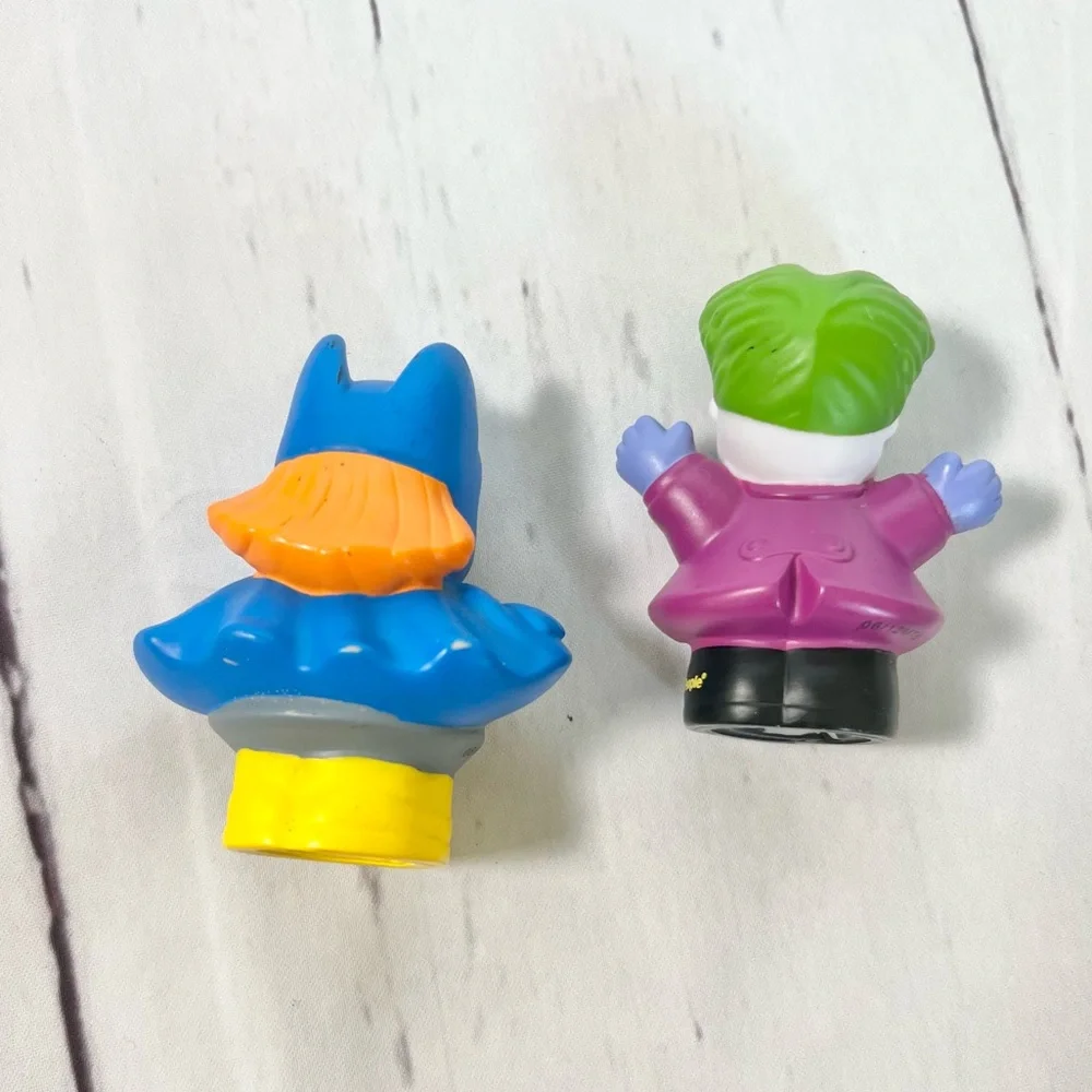 Fisher-Price Little People DC Super Friends Batgirl and Joker Figures Set Lot